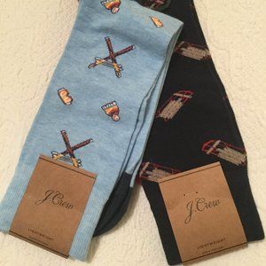 2 pair J. Crew socks -- Lightweight